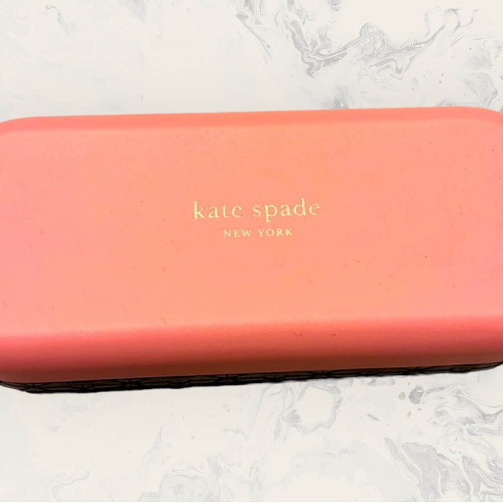 Kate Spade New Authentic Hard Clamshell Eyeglasses Case - Pink - Picture 5 of 12